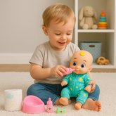 دمية "Lovely Baby" مع إكسسوارات – لعبة تفاعلية ممتعة للأطفال